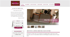 Desktop Screenshot of mercure-hotel-lemans.com